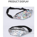 Silver Children's Fanny Pack imperméable Silver Children's pu Fanny Pack Silver Magic Pu Graffiti Sac